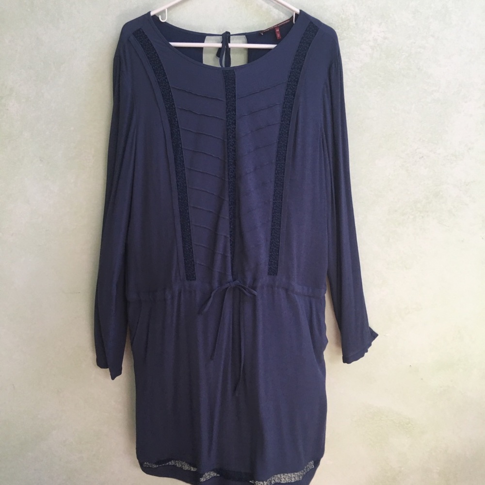 NEW Comptoir Des Cotonniers Bleu de Prusse Dress